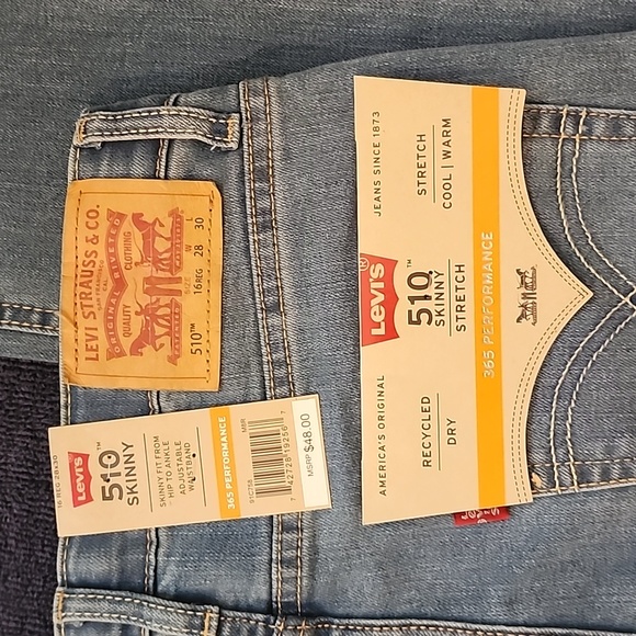 Boys Levi's 510 Skinny 16 Reg 28×30 Jeans - Picture 5 of 6